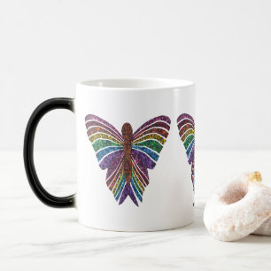 Papillon arc-en-ciel - Mug de morphing (11oz)