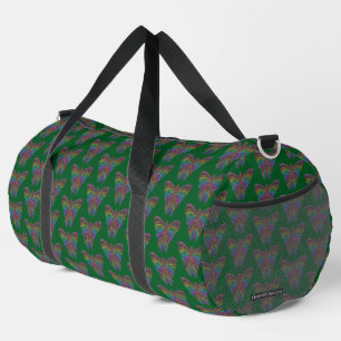 Papillon Arc-en-Ciel (vert foncé) - Sac de sport