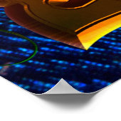 Papillon Art 35 Joyeux poster de la fête des mères (Coin)