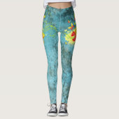 Papillon Art 5A Options d'image Leggings (Devant)