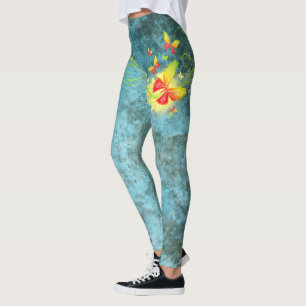 Papillon Art 5A Options d'image Leggings