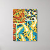 Papillon Art Déco Jaune et Turquoise Vibrants (Recto)
