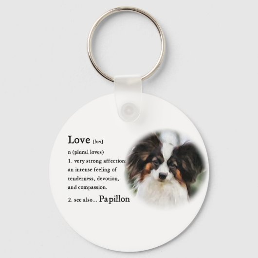 Papillon Art Gifts Sleutelhanger (Voorkant)