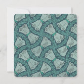 Papillon Art Nouveau Mariage Invitations (Dos)