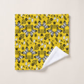 Papillon art populaire scandinave (Gant de toilette)