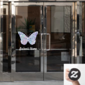 Papillon  autocollant pour fenêtre (Porte de bureau)