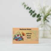 Papillon avec Carte de visite de panier (Debout devant)