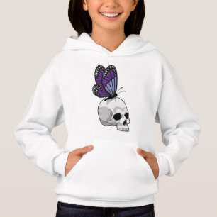Papillon avec crâne
