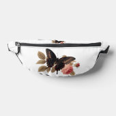Papillon Avec Fleurs Fanny Pack Imprimer Sac (Poser)