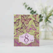 Papillon Baisers Flirt Carte de table B2 (Debout devant)