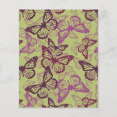 Papillon Baisers Flirt Carte de table B2 (Dos)