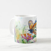 Papillon Belle impression Customisée Mug classique (Devant gauche)