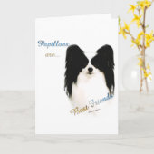 Papillon Beste Vriend 2 Kaart (Gele Bloem)