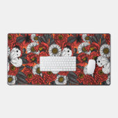 Papillon blanc et rose (Clavier et souris)