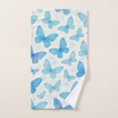 Papillon bleu (Serviette à main)