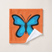 Papillon Bleu (Gant de toilette)