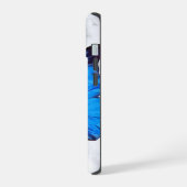 Papillon bleu clair Morpho | Coque de téléphone pe (Côté gauche)