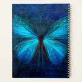 Papillon bleu de la joie et de la chance (Dos)