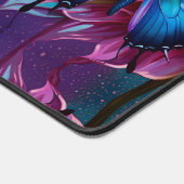 Papillon bleu et Dahlia (Coin)