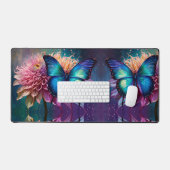 Papillon bleu et Dahlia (Clavier et souris)
