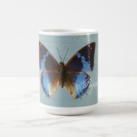 Papillon bleu koffiemok (Center)