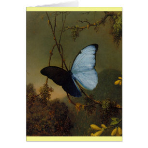 Papillon bleu Morpho 1865 Printemps Personnaliser 