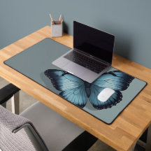 Papillon bleu Mousepad gracieux et élégant