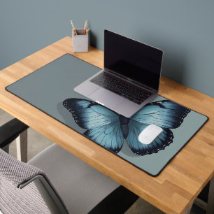 Papillon bleu Mousepad gracieux et élégant