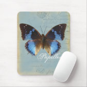 Papillon bleu muismat (Met muis)