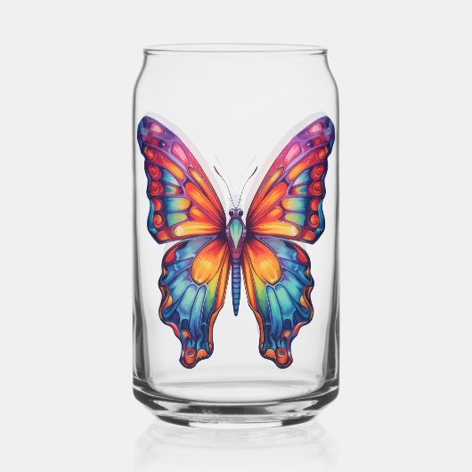 Papillon Bleu Orange ailes (Recto)