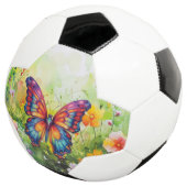 Papillon Bleu Orange ailes (3/4)