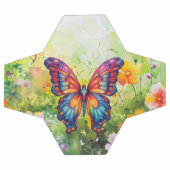 Papillon Bleu Orange ailes (Plat)