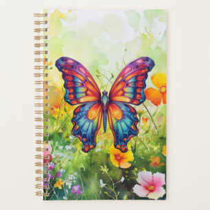Papillon Bleu Orange ailes