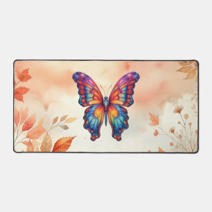 Papillon Bleu Orange Ailes