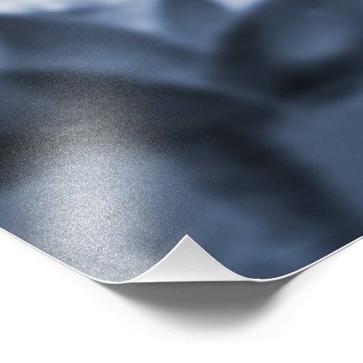 Papillon bleu photo imprimé (Coin)