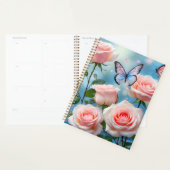 Papillon bleu rose doux (Devant avec enveloppe)