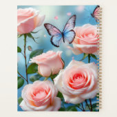Papillon bleu rose doux (Dos)
