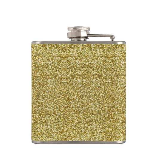 Papillon Bleu Sur Flacon Parties scintillant Or (Dos)