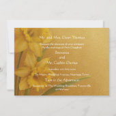 Papillon bleu sur la carte d'invitation de (Dos)