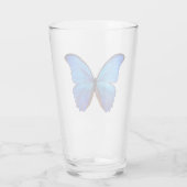 Papillon bleu verre de 16 oz (Dos)