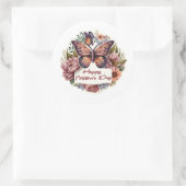 Papillon Boho Happy Mère's Day stickers (Sac)