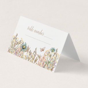 Papillon Boho Numéro de table