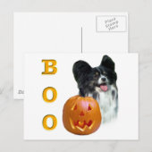 Papillon Boo Briefkaart (Voorkant / Achterkant)