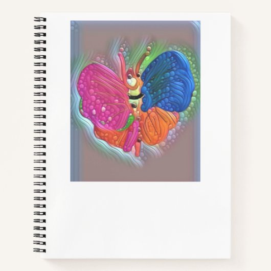 Papillon Carnet spirale lié (Devant)