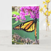 Papillon, carte (Fleur jaune)