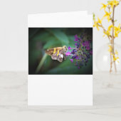 Papillon, carte (Fleur jaune)