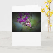 Papillon, carte (Fleur jaune)