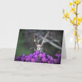 Papillon, carte (Fleur jaune)