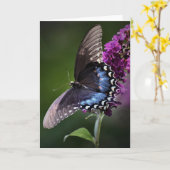 Papillon, carte (Fleur jaune)