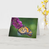 Papillon, carte (Fleur jaune)